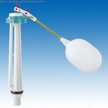 Toilet flush mechanism: ballcock fill valve