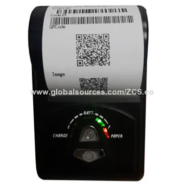 Handheld Mini Bluetooth Thermal Receipt Printer, Bluetooth and USB Connection, Rechargeable Battery