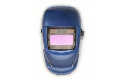 Auto Shade Plastic Miller Welding Mask Blue , Electronic Welding Helmet