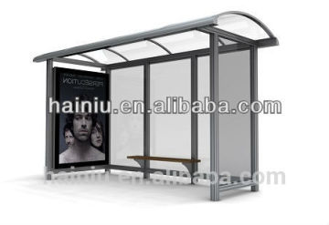 Outdoor Round Bench Bus Stop Best Price Bus Stop Shelter / Bus Stop Station