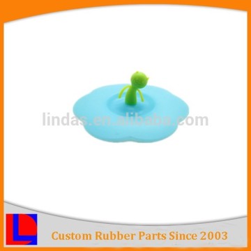 custom with high quality colorful silicone rubber coffee cup lid