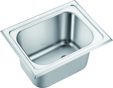 Japan Market Stainless Steel Single Bowl Top-Mount Sink with Lid GR-573