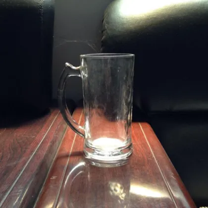 stanley cup glass beer mug with handle