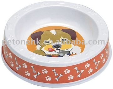 Melamine dog bowls pet feeders non tip dog bowls