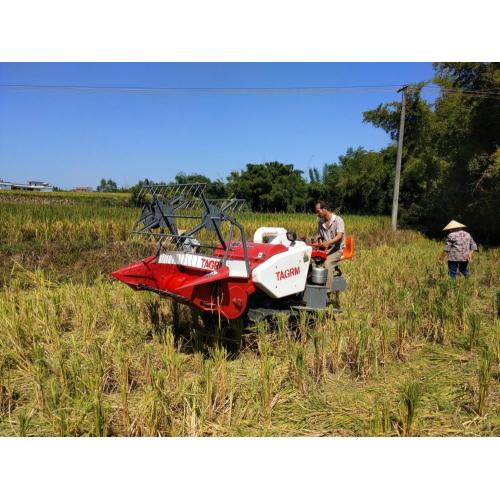 Venta caliente Mini cosechadora de trigo de arroz con cáscara