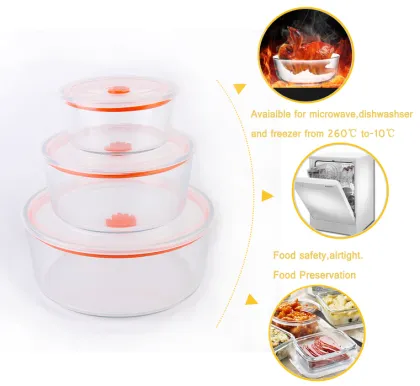 Hot-sale Eco-Friendly factory outlet clear Pyrex glass oven casserole with lid