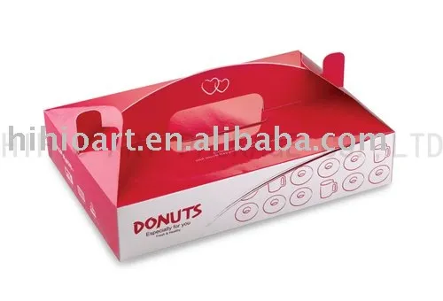 Portable Donut Box-Love & Coffee