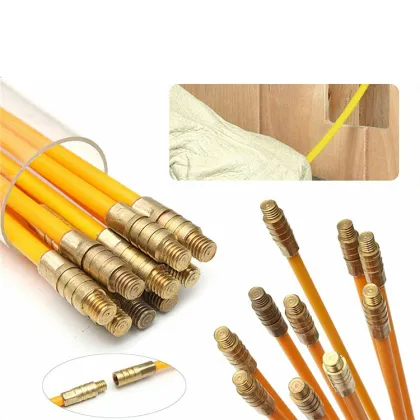 10 *1m Cable Pull Rod Accessories Kit Electric Wire Pusher