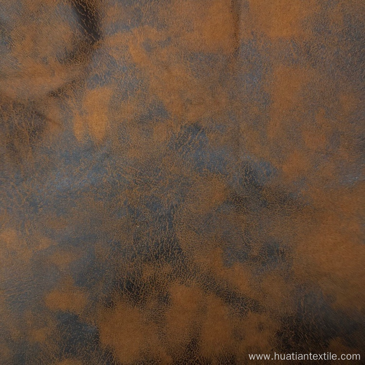 faux synthetic leather fabric for sofa cover