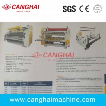 Automatic 2 ply production line corrugation machine