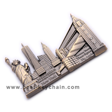 Souvenir Metal New York Gift Buildings Fridge Magnet (BK53256)