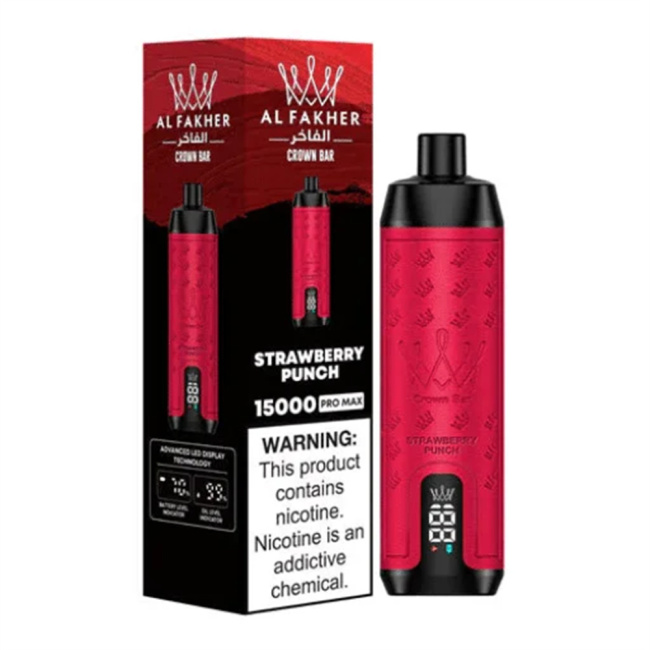 crown bar vape 15000 puffs Al Fakher Disposable Vapes, High Quality Al Fakher Crown Bar 15000 Puffs Disposable Vapes on Rechargeable Flavor:Menthol Lost Mary MT35000 Clear