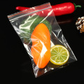 Food Grade Zipper Pouch Transparent Packaging Bag