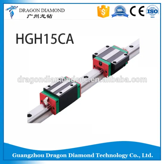 HIWIN LINEAR GUIDE HGH15CA carriage for CNC machine/GUANGZHOU dragondiamond cnc liner guide carriage