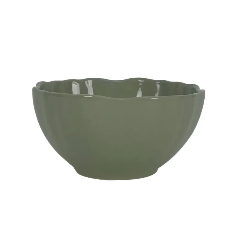 4.5 Inch Stoneware Ceramic Porcelain Bowl with Painting Colors