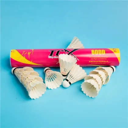 TCX6000 Badminton Shuttlecock - Nice Goose Feather for Training