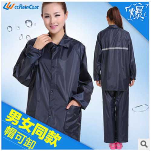 High quality firm camo polyester pvc raincoat European hot