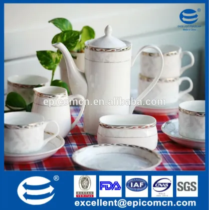 new bone china tea pots and cups, ceramic tea set wholesale