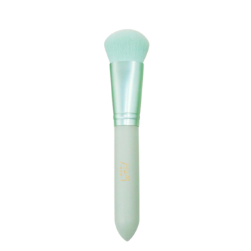 best face  apply foundation with powder brush