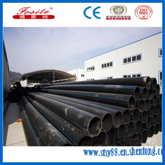 Various sizes of HDPE material pipe for water supply