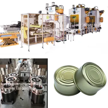 Square Sardine Fish tin can making machinery