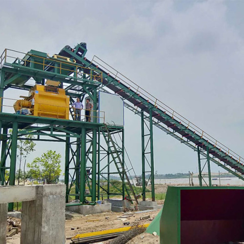 Planta de lotes de concreto totalmente automático de baixo custo