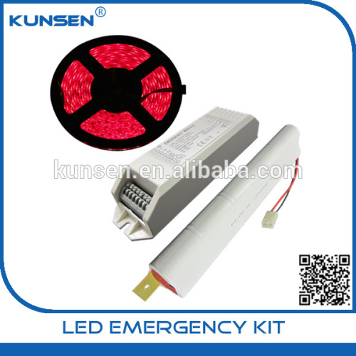 led emergency kit for led strip with 6V 12V 24V output and 12V battery pack