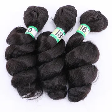 AiShiLi Hair Factory Loose Wave  Crochet Braid Heat Resistant Sythnetic Hair Extension wig
