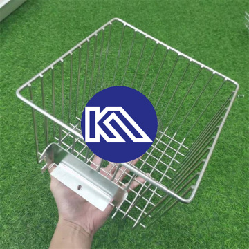 Stainless Steel Wire Mesh Fruit Baskets for Bathroom and Kitchen Storage