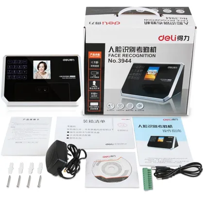 Deli 3944 Facial recognition Time recording Attendance machine USB flash drive storage time machine shipping free