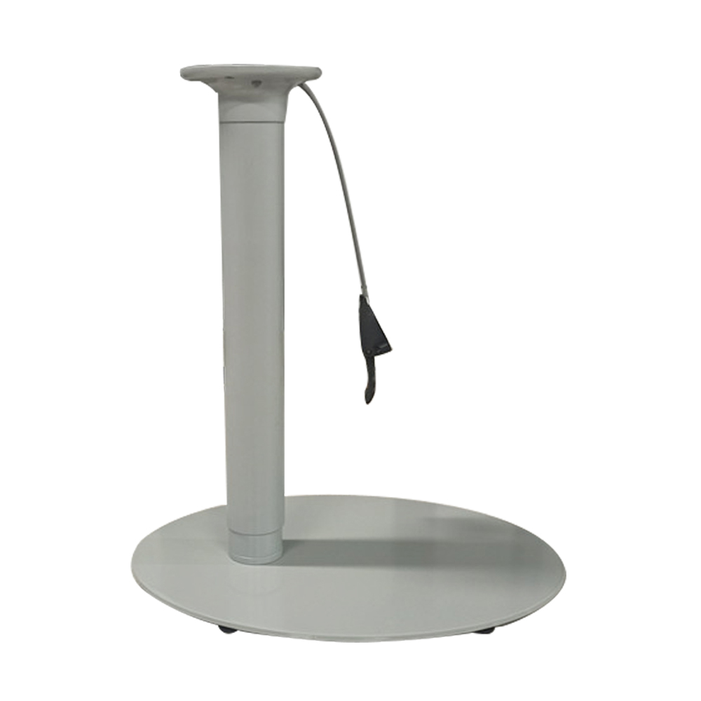 Adjustable aluminum leg white and black color for table