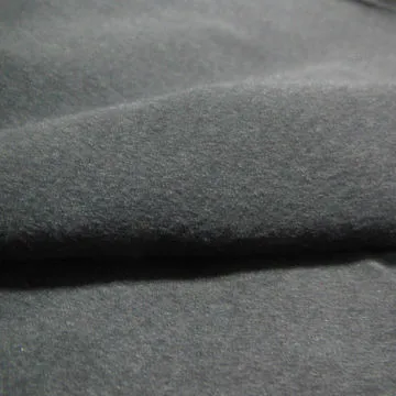 Polyester and spandex fleece fabric