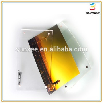 3mm thickness Rectangle shape fancy gift Modern designer blank acrylic imikimi photo frame for Contracted home decor