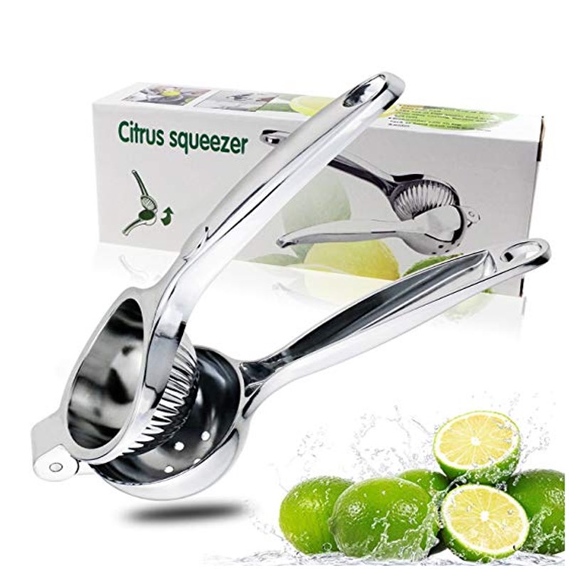 New Lemon Clip Stainless Steel Orange Squeezer Juicer Protable Manual Press Kitchen Fresh Citrus Fruit Heavy Duty Squeeze Gadge