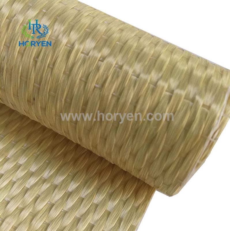 Fire resistant ud woven aramid fiber cloth fabric