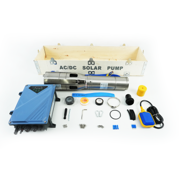 3KW Solar Water Pump Kit with Controller, Float Switch, and Deep Well Submersible Features