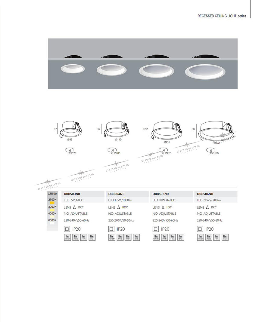 Recessed Downlight 85 2