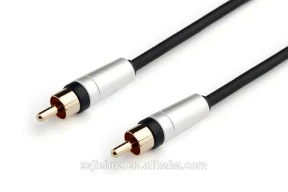 Pro designed slim RCA audio cable male to male
