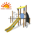 Kletternde Balancen-Dia-Spielplatzgeräte im Freien für Kinder