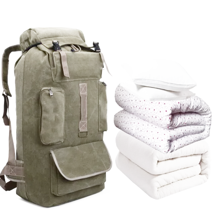 Professional 65L Large Oxford Mountaineering Hiking Bag