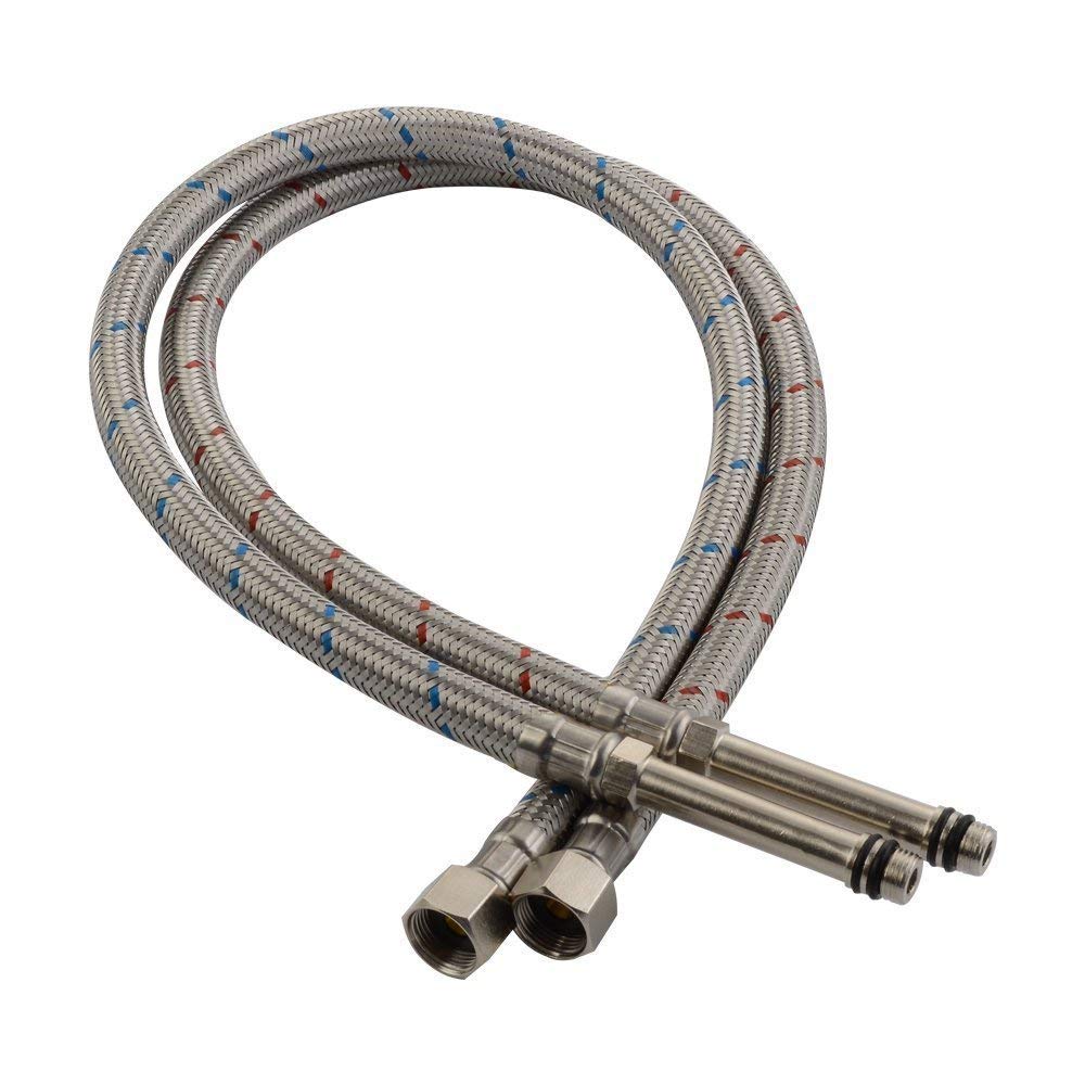 Chrome Plated Double Locked Braided Hose