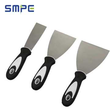 High Quality Factory Paint Plastic Putty Knife with Rubber Handle