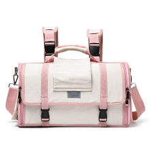 Multi-Purpose Canvas Tree Hole Pet Travel Handbag Backpack