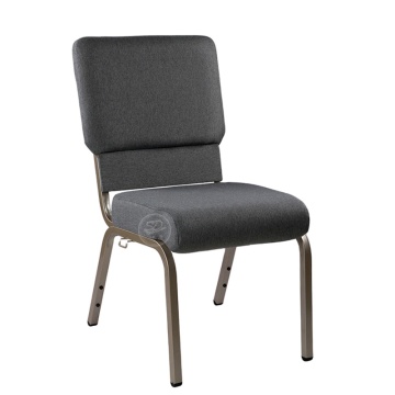Stackable Blue Fabric Auditorium Chair for Theaters and Churches