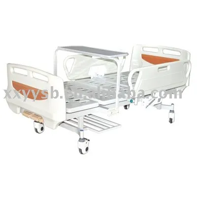(XX019) ABS 2 cranks manual hospital bed