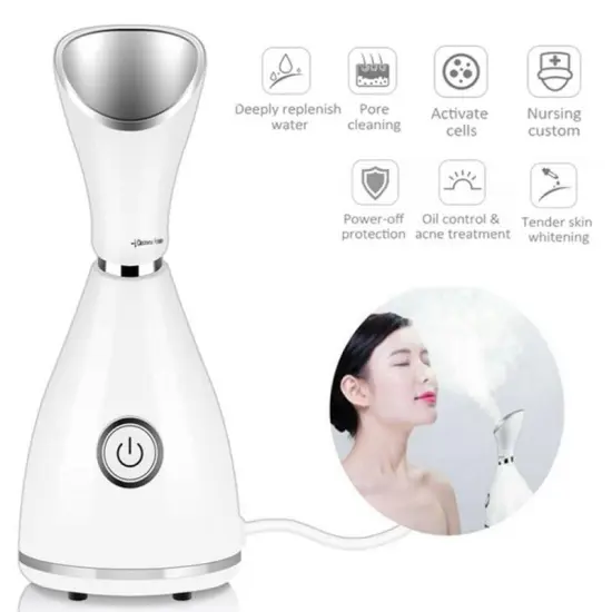 Rechargeable Nano Ionic Deep Facial Steamer Moisturizing SPA Thermal Steamer Anti Aging Wrinkle Mist Humidifier Spray Machine