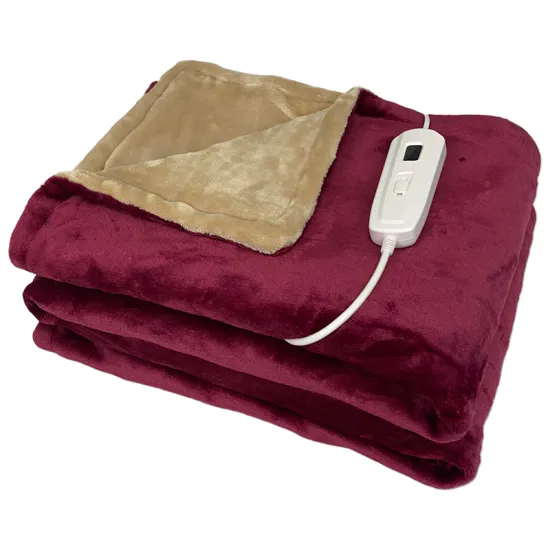 3 Heating Levels Electric Heated Throw Blanket with Auto Off and Overheating Protection