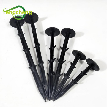 20/25/30cm Black pe anchors for weed mat