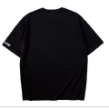 Black men's T-shirt with pattern