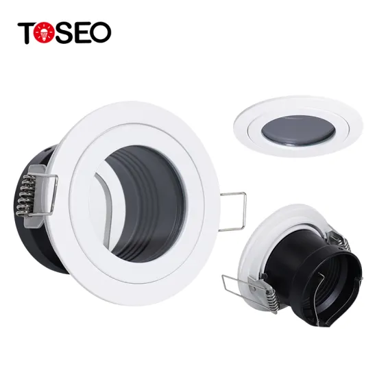 Front Replaceable 12W Anti-Glare Round Linear Ceiling Downlight